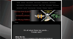 Desktop Screenshot of cfsimissing.com